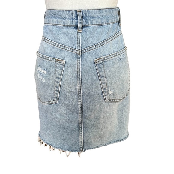 BDG Denim Mini Wrap Skirt - Picture 4 of 5
